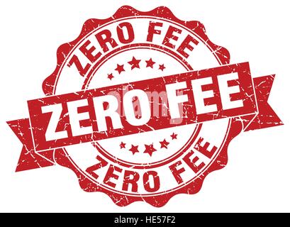 Canone zero timbro. segno. La guarnizione Illustrazione Vettoriale