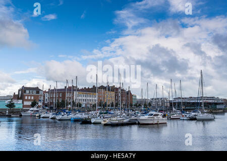 Sviluppo della Marina, Grand Port, Dunkerque, Francia. Foto Stock