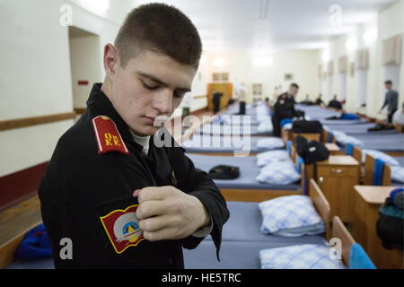 Omsk, Russia. Xvi Dec, 2016. Allievo di Omsk Cadet Corps. © Dmitry Feoktistov ha/TASS/Alamy Live News