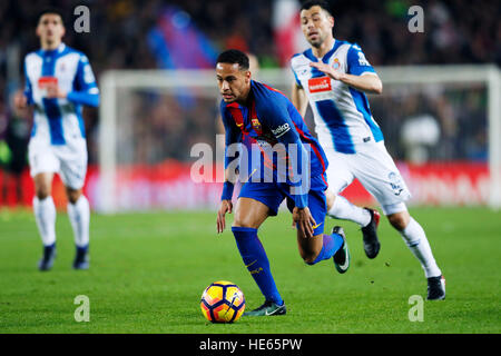 Barcellona, Spagna. Xviii Dicembre, 2016. Neymar (Barcellona) Calcio/Calcetto : Spagnolo Primera Division "Liga Santander' match tra FC Barcelona 4-1 RCD Espanyol Camp Nou stadium di Barcellona, Spagna. © D .Nakashima/AFLO/Alamy Live News Foto Stock