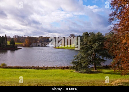 Il Palazzo di Blenheim,motivi,camere di stato,giardini formali,Country Estate,Casa di Sir Winston Churchill,Woodstock,Oxon,Gran Bretagna Foto Stock