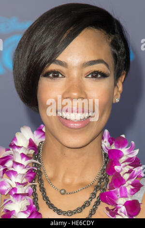 Jazmyn Simon partecipando alla premiere di Disney's 'Moana,' durante l'AFI FEST 2016 presentato da Audi, tenutosi a El Capitan Theater di Hollywood, in California. Dotato di: Jazmyn Simon dove: Los Angeles, California, Stati Uniti quando: 14 Nov 2016 Foto Stock