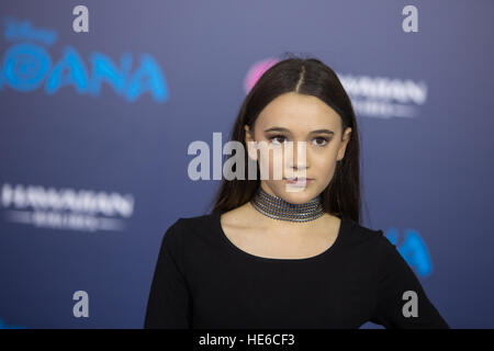 Fiona fronzoli che frequentano la premiere del Disney's 'Moana,' durante l'AFI FEST 2016 presentato da Audi, tenutosi a El Capitan Theater di Hollywood, in California. Dotato di: Fiona fronzoli dove: Los Angeles, California, Stati Uniti quando: 14 Nov 2016 Foto Stock