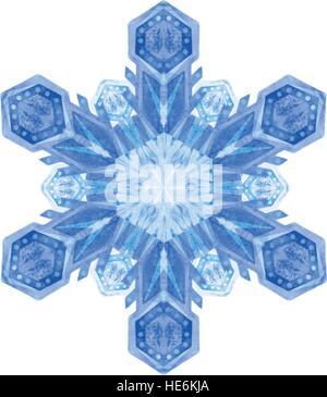 Simbolo dell'inverno. Bella decorazione Illustrazione Vettoriale
