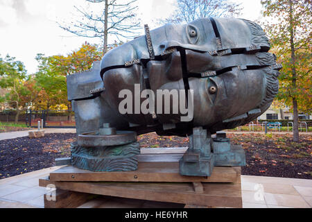 Testa di invenzione di Eduardo Paolozzi, il Design Museum di Londra Foto Stock