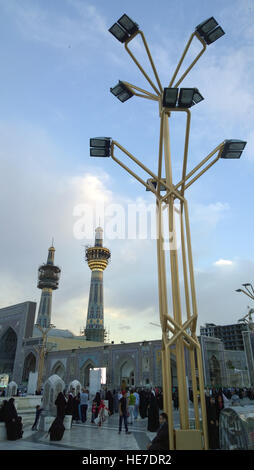 Il santuario di Imam Ali alRida Foto Stock