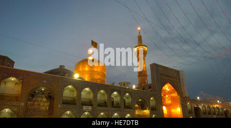 Il santuario di Imam Ali alRida Foto Stock