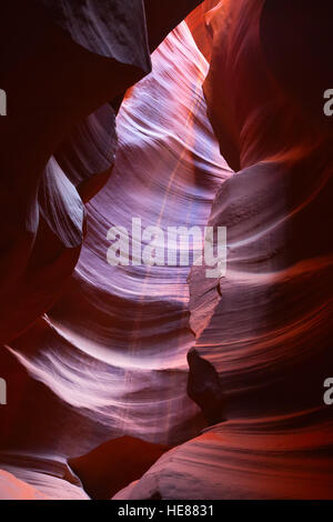 Famoso Antelope Canyon vicino a pagina, Arizona Foto Stock