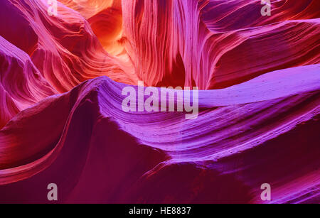 Famoso Antelope Canyon vicino a pagina, Arizona Foto Stock