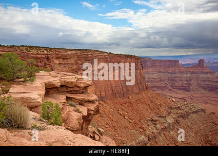 'Dead cavallo' stato parco vicino al Canyonlands Narional Park in Utah, Stati Uniti d'America Foto Stock