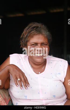 Donna in Vinales, Pinar del Río Provincia, Cuba, America Latina Foto Stock