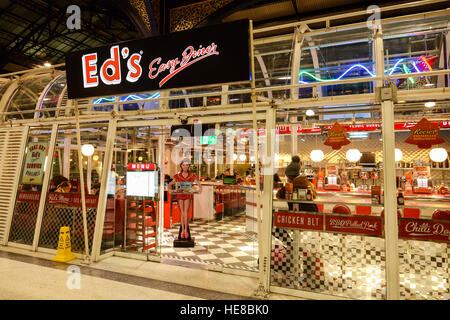 Dalla stazione di Liverpool Street - ed è facile Diner Foto Stock