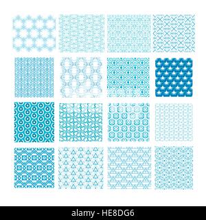 Grande set di astratta geometrica modelli senza giunture Illustrazione Vettoriale