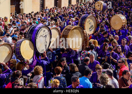 Settimana santa celebrazione in calanda, Spagna Foto Stock