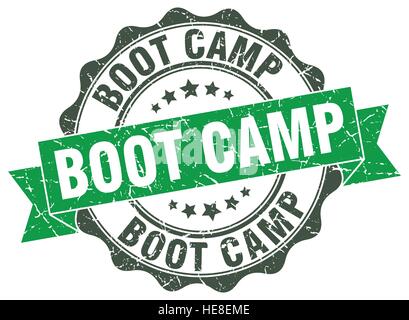 Boot camp timbro. segno. La guarnizione Illustrazione Vettoriale