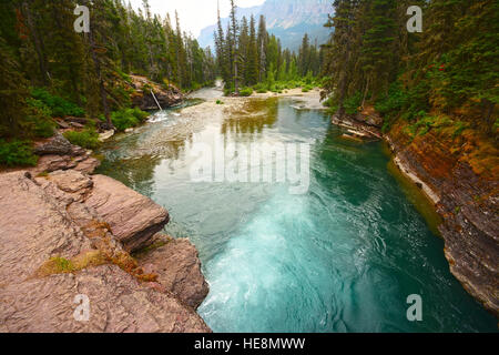 St. Mary's rientra nel Parco Nazionale di Glacier, Montana Foto Stock