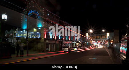 Notte tempo fuori Camden Lock mercato di Camden Town Foto Stock