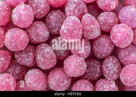 Lo zucchero della frutta colorata fragole gommoso dolciumi Foto Stock