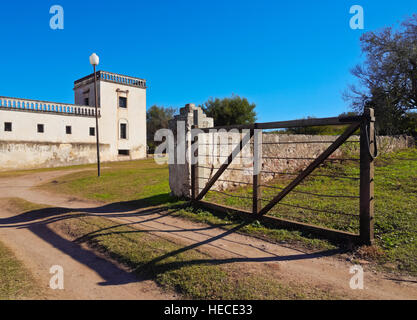 Argentina, in provincia di Cordoba, Colonia Caroya, vista del gesuita Estancia Caroya. Foto Stock