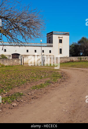 Argentina, in provincia di Cordoba, Colonia Caroya, vista del gesuita Estancia Caroya. Foto Stock