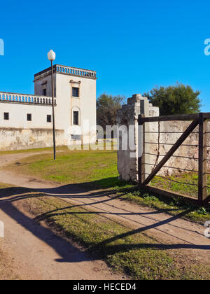 Argentina, in provincia di Cordoba, Colonia Caroya, vista del gesuita Estancia Caroya. Foto Stock