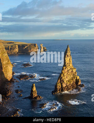 Pile di Duncansby, Caithness in Scozia Foto Stock