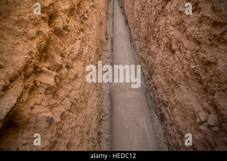 Urbano di costruzione al galleggiamento in Zarqa, Giordania. Foto Stock