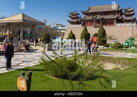 Padiglione Yuhuangge dell'Imperatore di Giada, Yinchuan, Ningxia, Cina Foto Stock