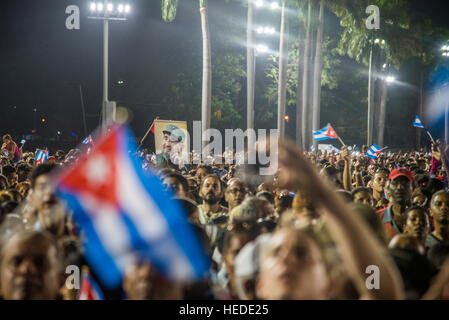 Fidel Castro funerali Foto Stock