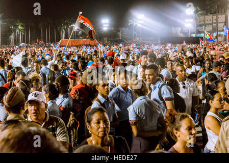 Fidel Castro funerali Foto Stock