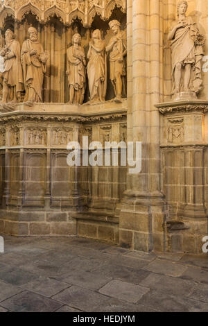 La cattedrale di San Paolo e di San Pietro o la Cattedrale di Saint-Pierre-et-Saint-Paul de Nantes nella città di Nantes. Foto Stock