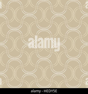 Vector seamless pattern. Sfondo astratto fatto di linee ondulate Foto Stock