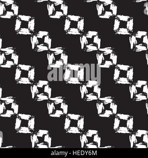 Vector seamless pattern. Abstract background in stile grunge Foto Stock