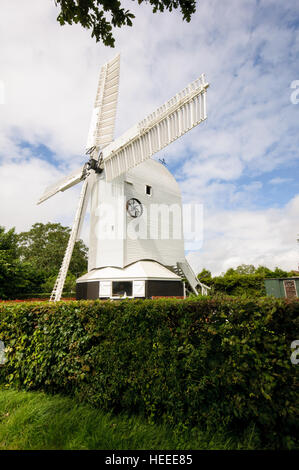 Il mulino a vento di Oldland vicino Keymer, West Sussex, Regno Unito Foto Stock