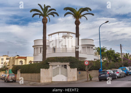 Architettura coloniale francese, Casablanca, Marocco Foto Stock