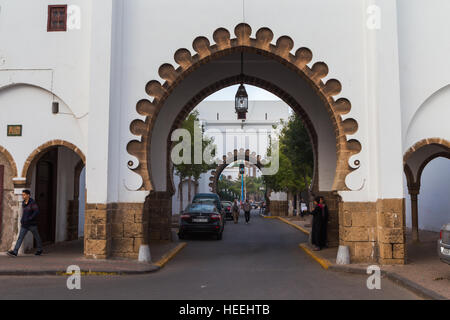 Quartiere Houbous, nuova Medina (1918-1955), Casablanca, Marocco Foto Stock