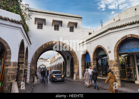 Quartiere Houbous, nuova Medina (1918-1955), Casablanca, Marocco Foto Stock