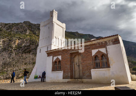 La moschea di spagnolo (1920s), Chefchaouen, Chaouen, Marocco Foto Stock
