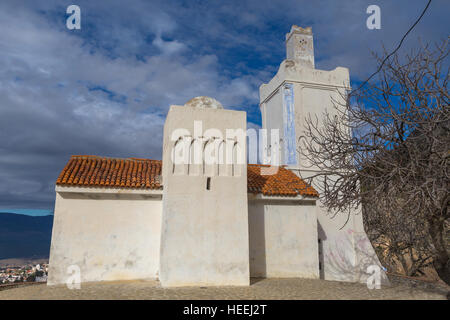 La moschea di spagnolo (1920s), Chefchaouen, Chaouen, Marocco Foto Stock