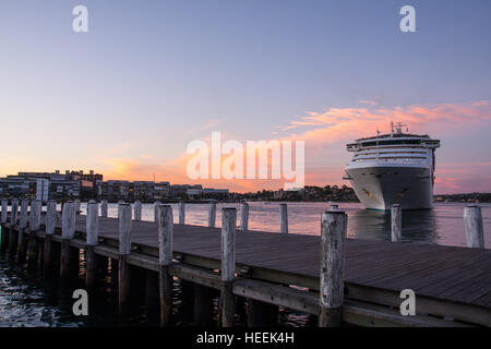 Grande crociera nel Darling Harbour Sydney Foto Stock