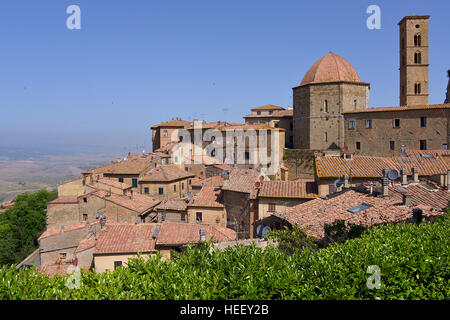 La città di Volterra in Italia Foto Stock