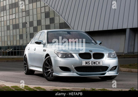 BMW M5 E60 forma (2003-2010) Tedesco performance car berlina super Foto Stock