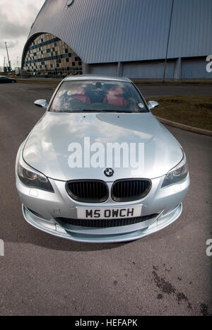 BMW M5 E60 forma (2003-2010) Tedesco performance car berlina super Foto Stock