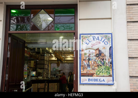 El Patio San Eloy ristorante; Siviglia; Spagna Foto Stock