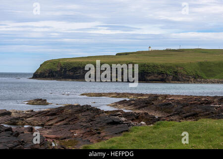 Testa Duncansby, John O' Semole, Caithness, Highlands scozzesi, Scozia Foto Stock