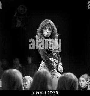 Italienische Sängerin Loredana Berrte, Deutschland 1970er Jahre. Cantante italiana Loredana Berte, Germania degli anni settanta. Foto Stock