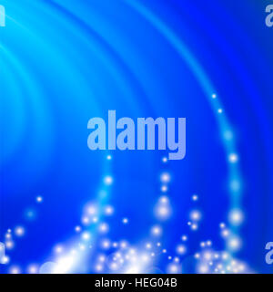 Abstract blu onda sfocata sullo sfondo Foto Stock