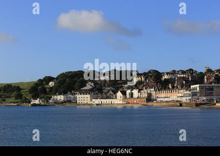 Swanage lungomare, Dorset, Inghilterra, Regno Unito. Foto Stock