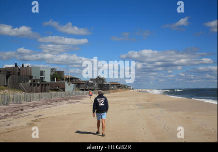 Pines Beach, Fire Island, Long Island, New York, Stati Uniti d'America Foto Stock