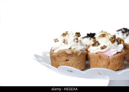 Yogurt e lampone tortine Foto Stock